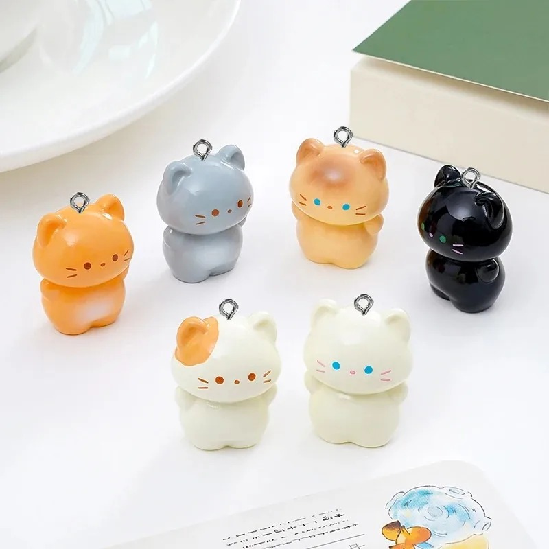 Resin Art Engagement - 10 Pack Sweet 3D Standing Kitten
