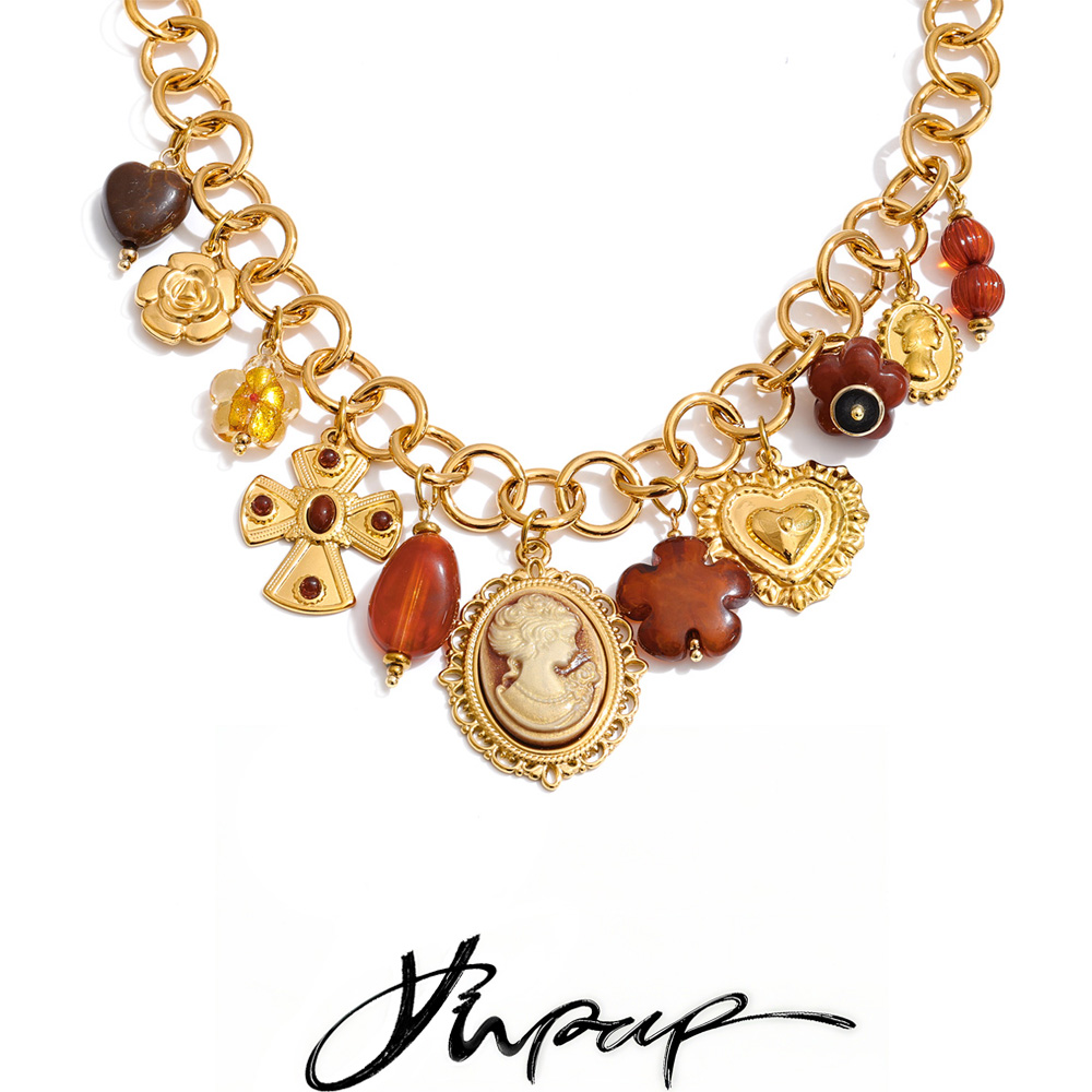 Resin Art Necklace - Yhpup Exclusive Design Handmade Jewelry Resin
