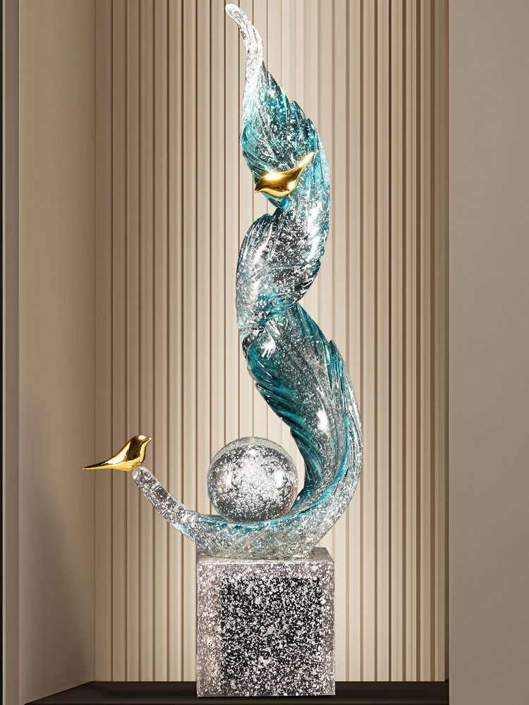 Resin Art Anniversary Gift - Home Decor Luxury Living Room Lucky