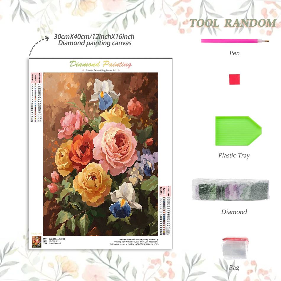 CHENISTORY Flower 5d Diamond P - Resin Art Unique Ideas review and price