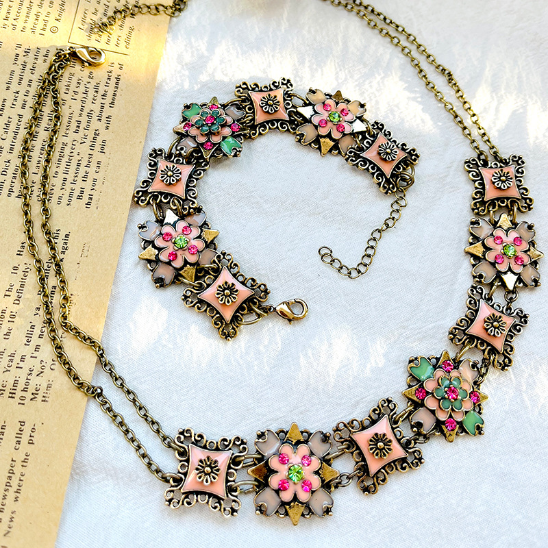 Retrofashion Necklace Bracelet - Resin Art Necklace review and price