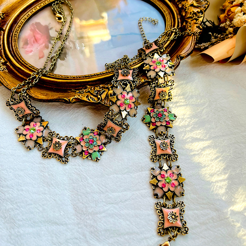Retrofashion Necklace Bracelet - Resin Art Necklace review and price
