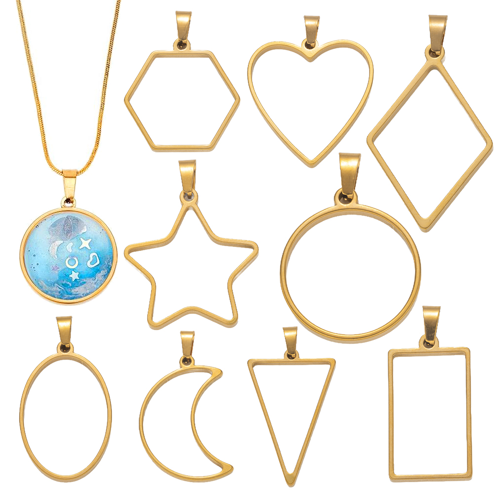 5pcs Stainless Steel Open Back - Resin Art Engagement review and price