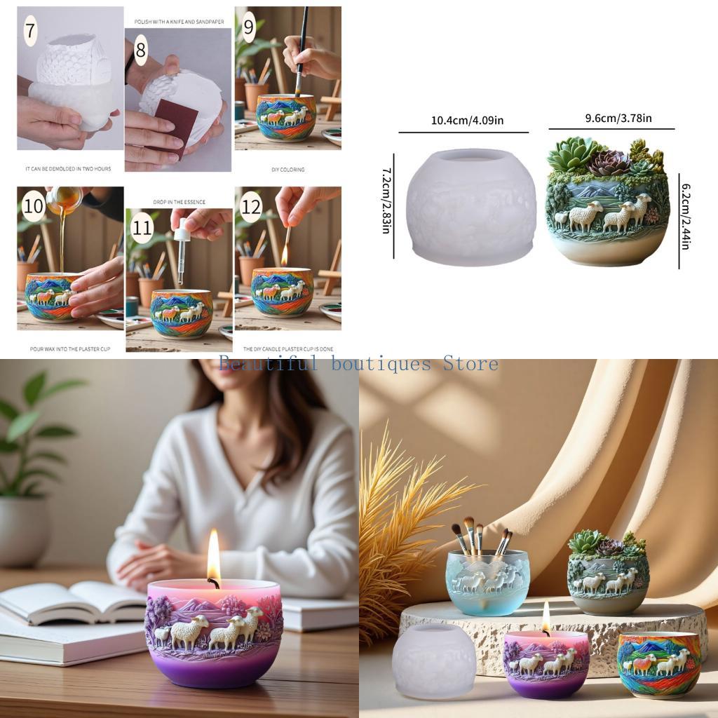 U4LF Reusable Silicone Goat Mo - Resin Art Unique Ideas review and price