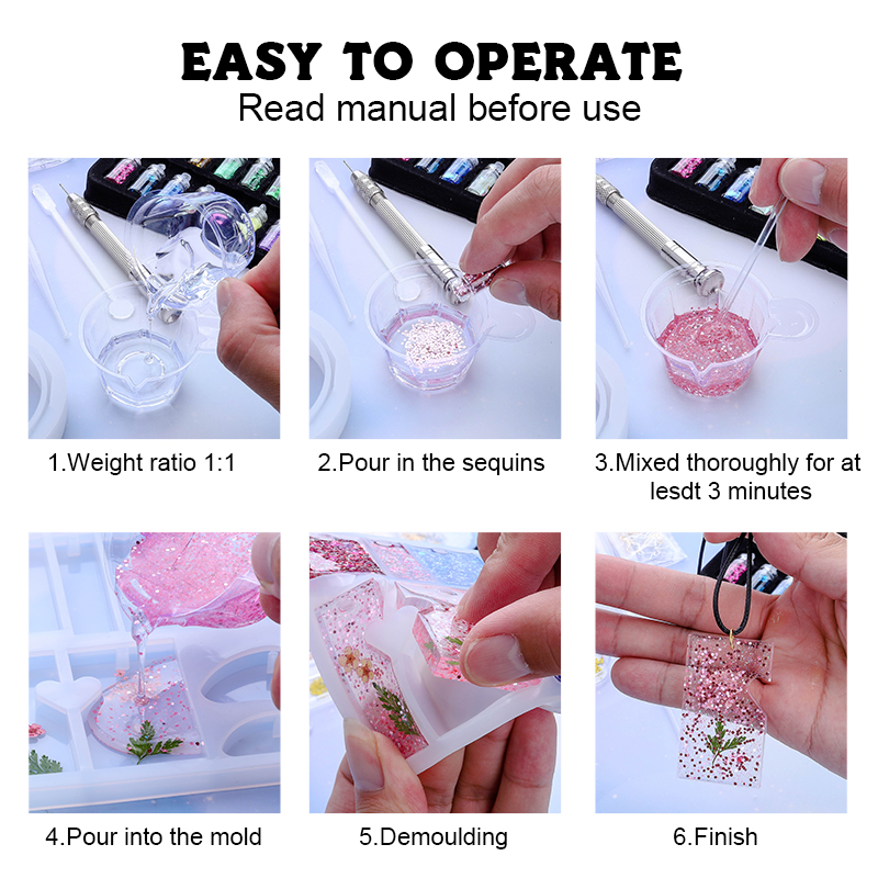 Epoxy Resin Silicone Molds Sta - Resin Art Necklace review and price
