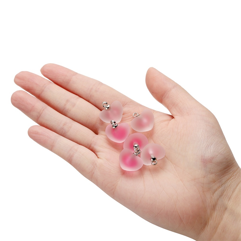 10pcs/lot Resin Frosted Multic - Resin Art Necklace review and price