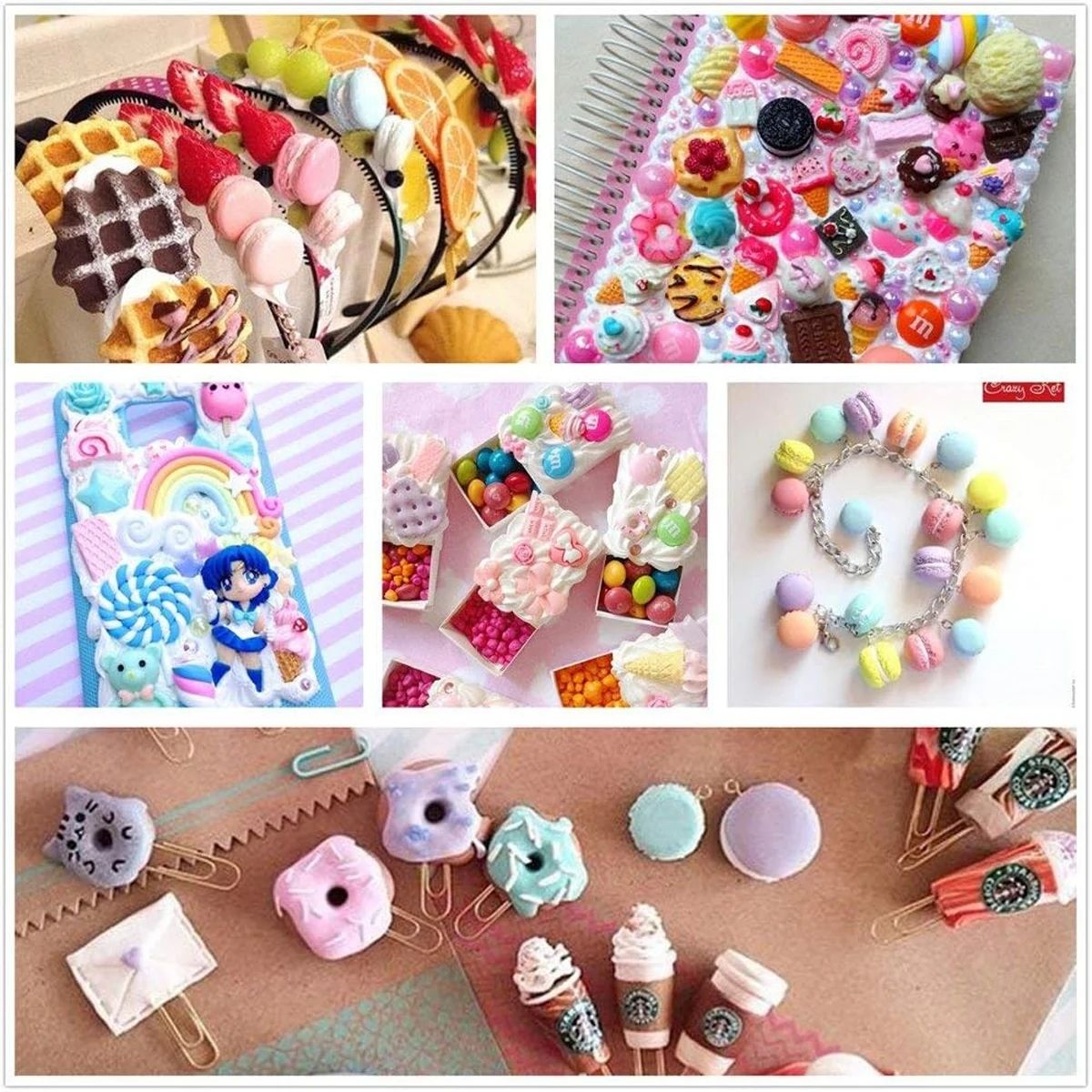 30pcs Random Candy Slime Charm - Resin Art Engagement review and price