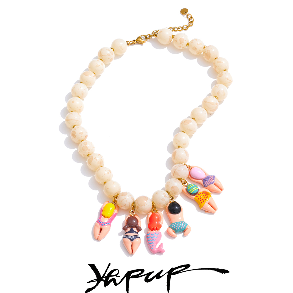 Yhpup Stylish Unique Handmade  - Resin Art Necklace review and price