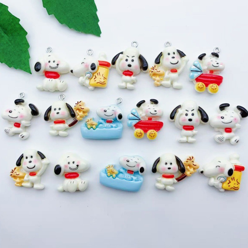 12pcs resin cartoon dog pendan - Resin Art Engagement review and price