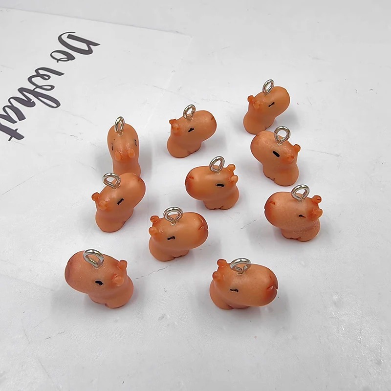 10pcs Cute Small Capybara Char - Resin Art Engagement review and price