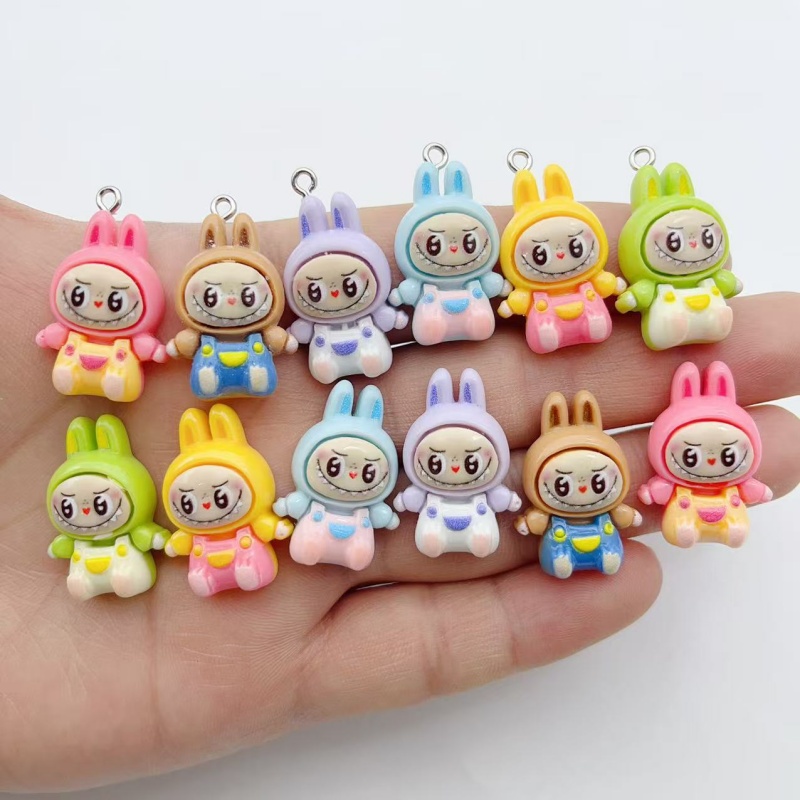 10Pcs Kawaii Rabbit Strawberry - Resin Art Engagement review and price