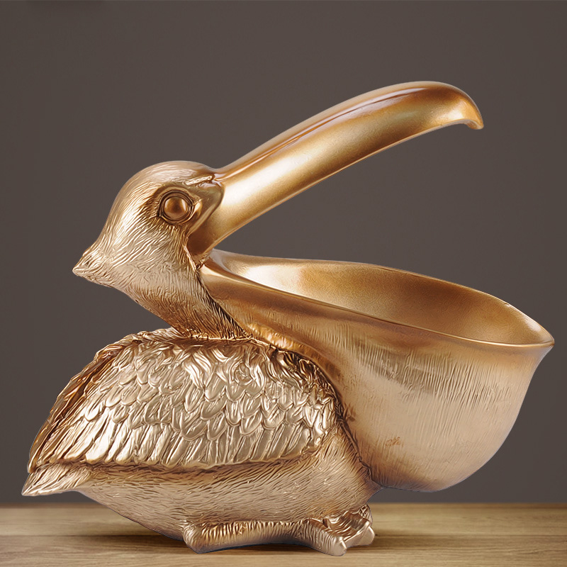 ‌Toucan Pelican Figurine, Key  - Resin Art Unique Ideas review and price