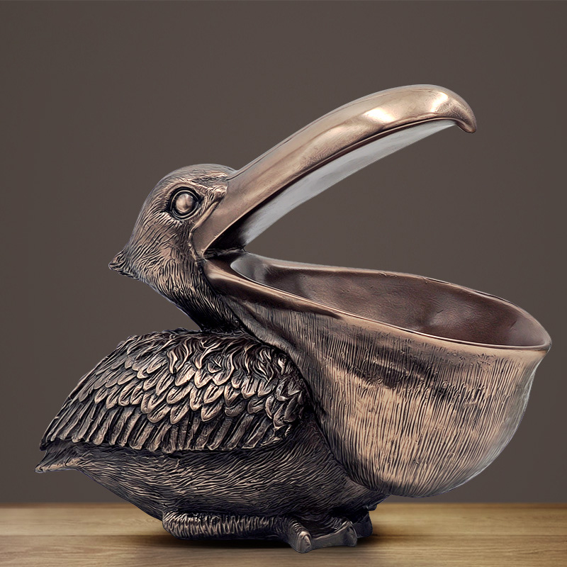 ‌Toucan Pelican Figurine, Key  - Resin Art Unique Ideas review and price