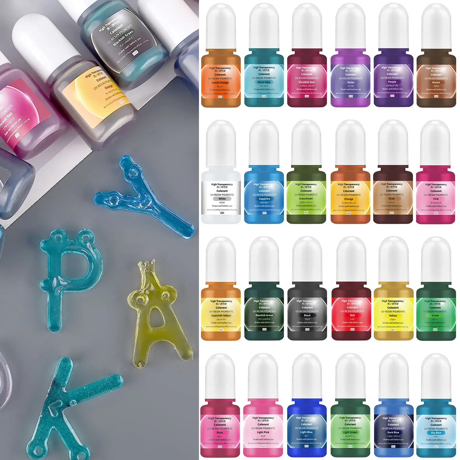 24Colors 5ml Epoxy Resin Pigme - Resin Dye Opaque review and price
