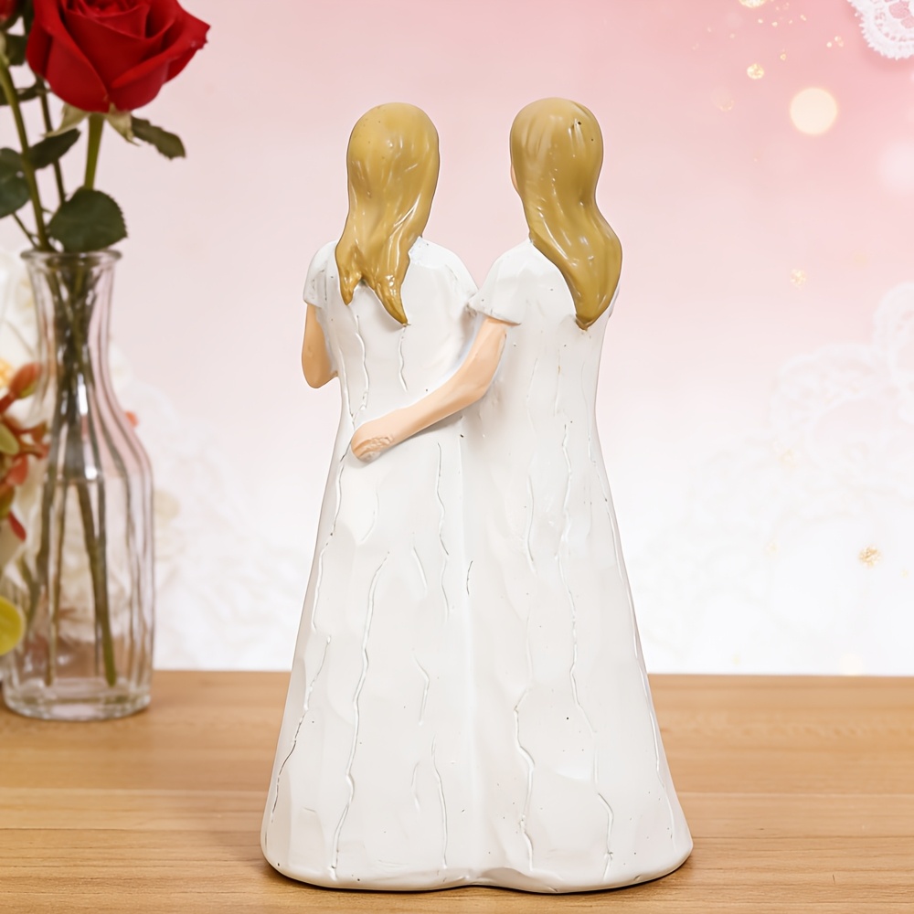 1pc Heartfelt Sister Figurine  - Resin Art Anniversary Gift review and price